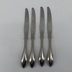 Oneida Arbor American Harmony Set of 4 Dinner Butter Knives Elegant Design
